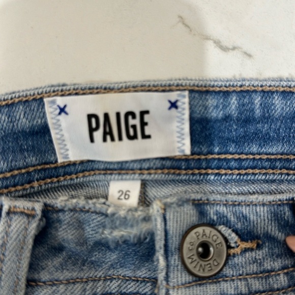 Paige Hoxton High-Rise Slim Crop Jeans in Carlotta - Picture 4 of 8